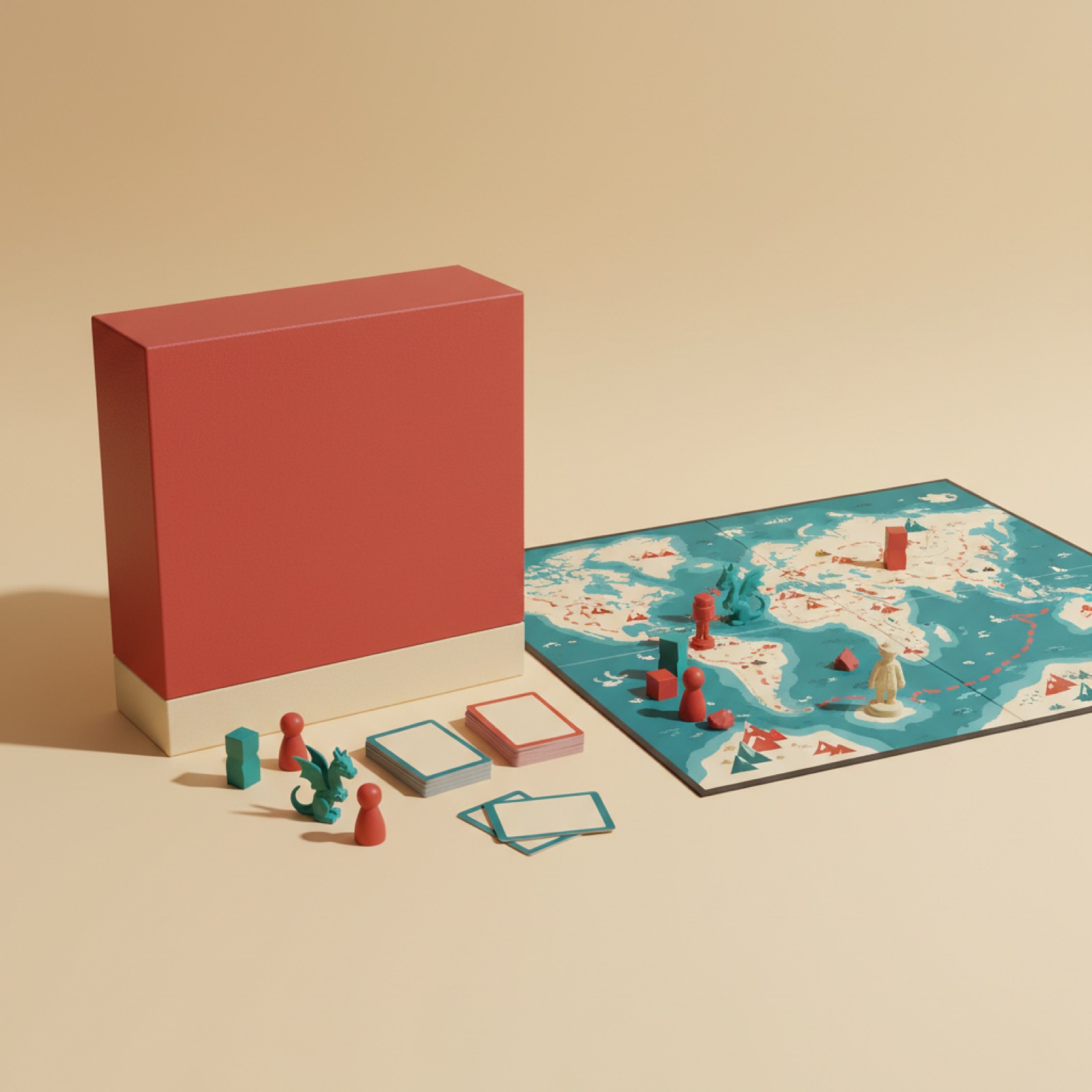 Grand jeu de plateau aventure