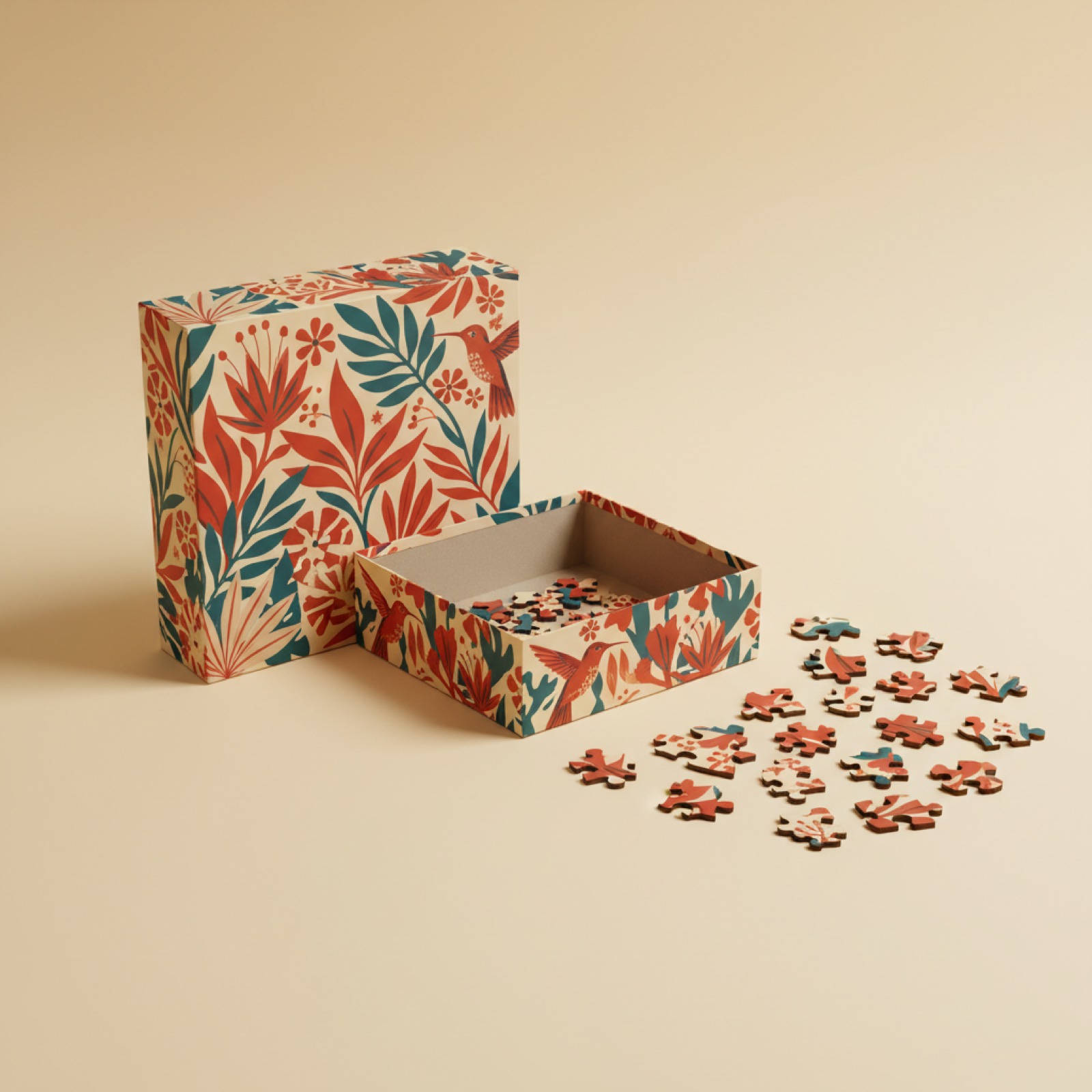 Puzzle bois 1000 pièces - botanique