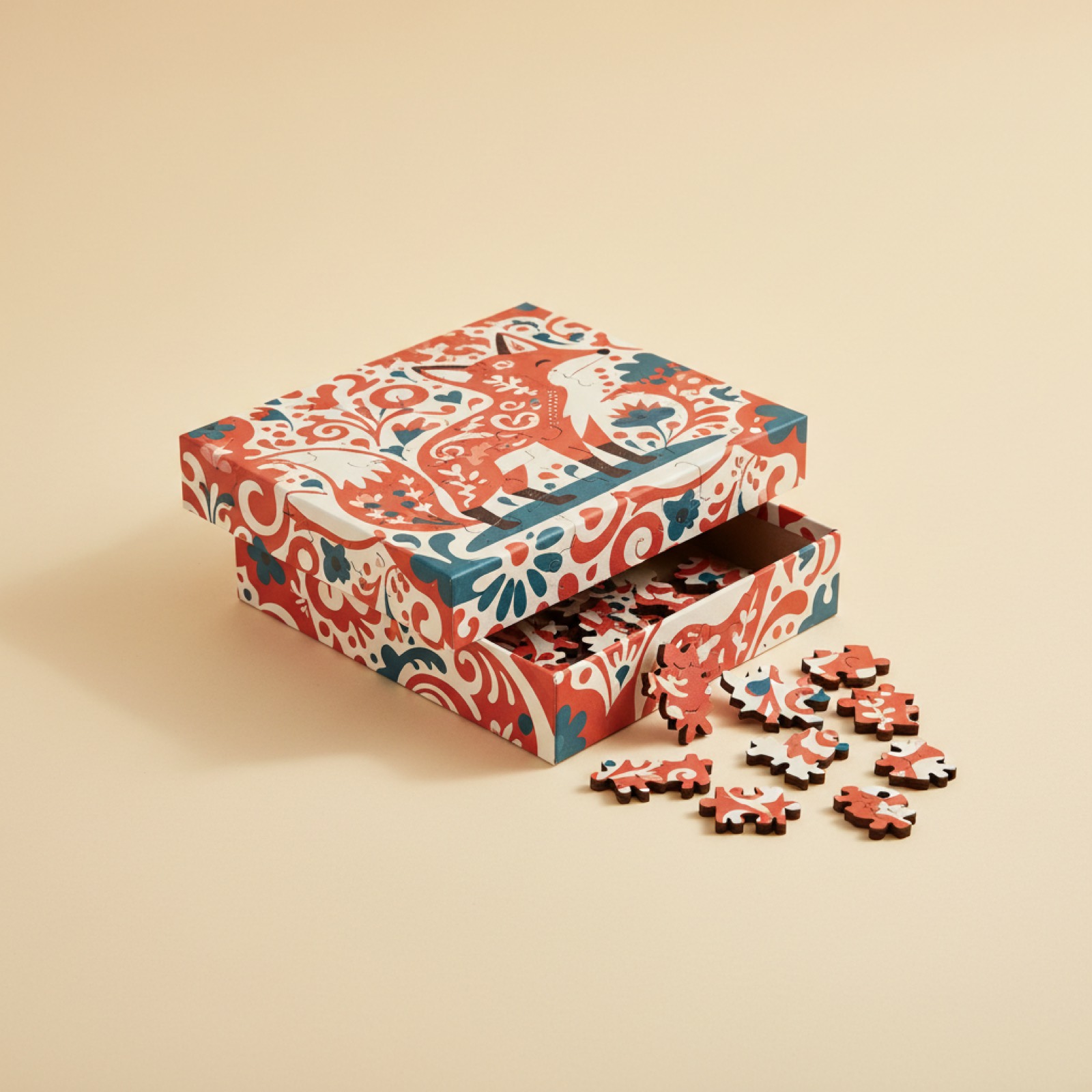 Puzzle bois 500 pièces - renard